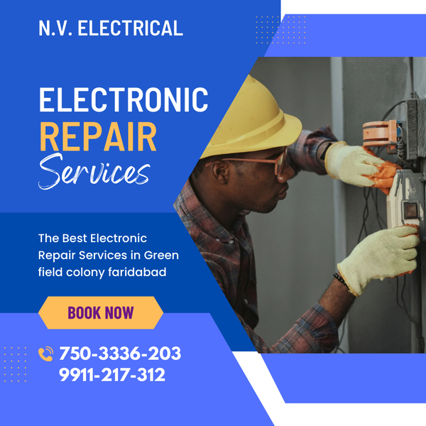 Cover photo of NV Electrical – Electrician | AC Repair | Wiring Service in Greenfield Colony Faridabad